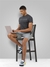 Men's Thermoregulated Quick wicking Crew neck T-shirt grey