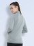 Women's All Weather High Neck Gym Jacket Grey