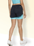 Women's Gym Shorts with Inner Compression Tights Navy