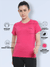 Women's Anti odor quick dry Round Neck Gym T-Shirt Magenta