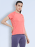 Women's Anti odor quick dry Round Neck Gym T-Shirt Peach