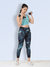 Women Ultra Breathable Side knot Wrap around Crop top Turquoise
