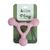 Ezra Play Dumbell- Pink Rubber Toy