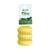 Ezra Play Treat Cylinder - Yellow Rubber Toy