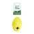 Ezra Play Treat Ball - Yellow Rubber Toy