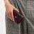 Refined Calf Leather Essential Flap Card Case