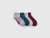 Boy Junior Four Pairs Of Short Socks With Logo