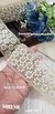 Light Gold Floral Dori Pearl Diamond Cutwork Lace