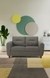 neudot Scott Sofa for Living Room |2 Persons Sofa|Premium Fabric with Cushioned Armrest | Solid Wood Frame|2 Seater in Misty Grey Color