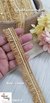 Antique Gleam Gota Jhalar Lace