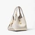 Deco Colorblocked Pebbled Leather Crossbody Tote