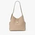 Deco Pebbled Leather Large Shoulder Bag