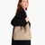 Deco Pebbled Leather Large Shoulder Bag