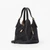 Deco Pebbled Leather Crossbody Tote