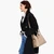 Deco Pebbled Leather Crossbody Tote