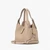 Deco Pebbled Leather Crossbody Tote