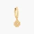 Heritage Bloom Huggie Drop Earrings