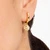 Heritage Bloom Huggie Drop Earrings