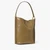 Halo Glazed Leather Large Bucket Bag