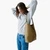 Halo Glazed Leather Large Bucket Bag