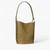 Halo Glazed Leather Bucket Bag