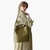Halo Glazed Leather Bucket Bag