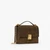 Deco Suede Chain Shoulder Bag