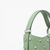 Halo Studded Fine Grain Leather Mini Bucket