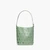 Halo Studded Fine Grain Leather Bucket