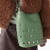 Halo Studded Fine Grain Leather Bucket