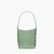 Halo Studded Fine Grain Leather Bucket