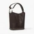 Halo Glazed Leather Mini Bucket Bag