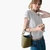 Halo Glazed Leather Mini Bucket Bag