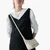 Halo Studded Fine Grain Leather Crossbody