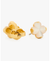 Spade Flower Studs