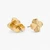 Spade Flower Studs