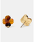 Spade Flower Studs