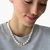 Spade Flower Pearl Short Necklace