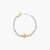 Spade Flower Pearl Bracelet