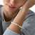 Spade Flower Pearl Bracelet