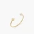 Spade Flower Pearl Cuff