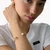 Spade Flower Pearl Cuff