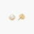 Sculpted Spade Mini Studs