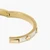 Spade Flower Hinged Bangle
