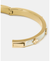 Spade Flower Hinged Bangle