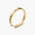 Spade Flower Hinged Bangle