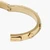 Spade Flower Hinged Bangle