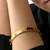 Spade Flower Hinged Bangle