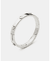 Spade Flower Hinged Bangle