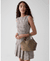 Deco Suede Small Tulip Tote Bag
